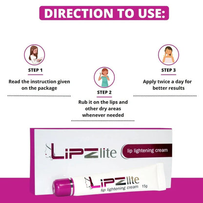 Lipzlite Lip Lightening Cream - 15 gm