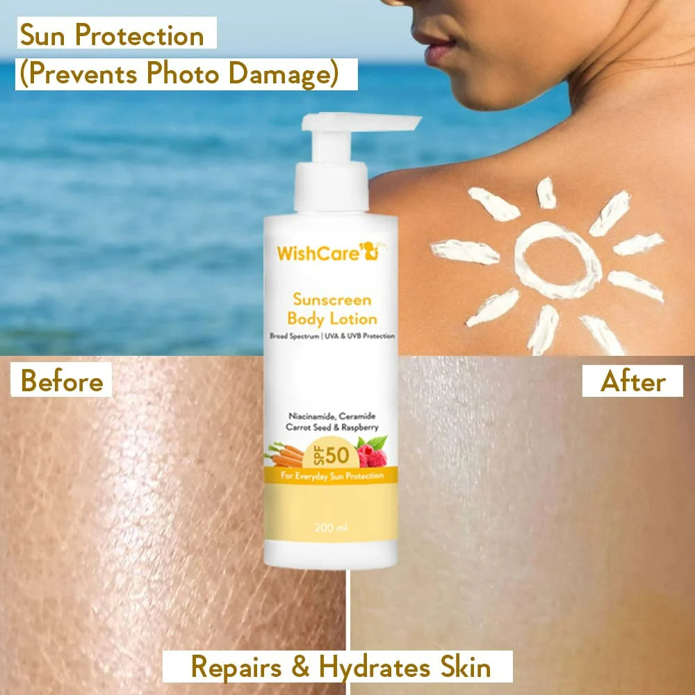 Wishcare Sunscreen Body Lotion SPF 50