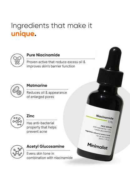 Minimalist 10% Niacinamide Face Serum