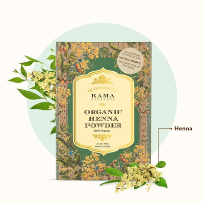 Kama Ayurveda Organic Henna Powder 100gm - 100 gm