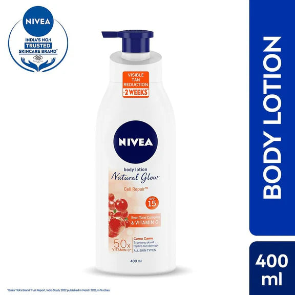 Nivea Body Lotion Natural Glow Cell Repair - 120 ml