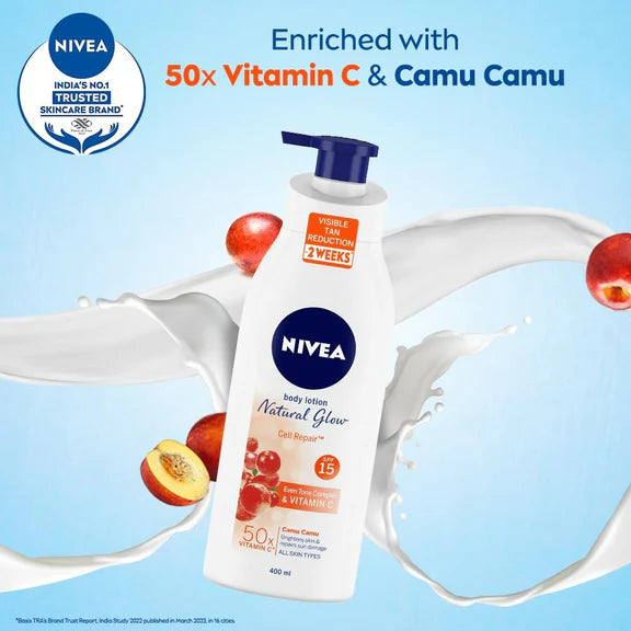 Nivea Body Lotion Natural Glow Cell Repair - 200 ml