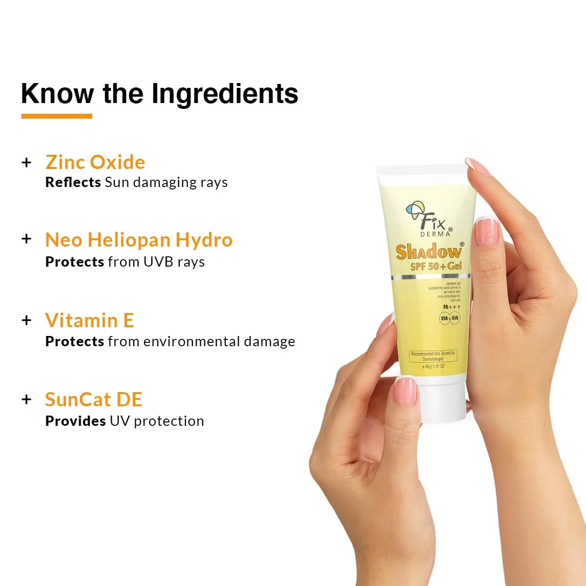 Fixderma Shadow SPF 50+ Gel For Oily Skin