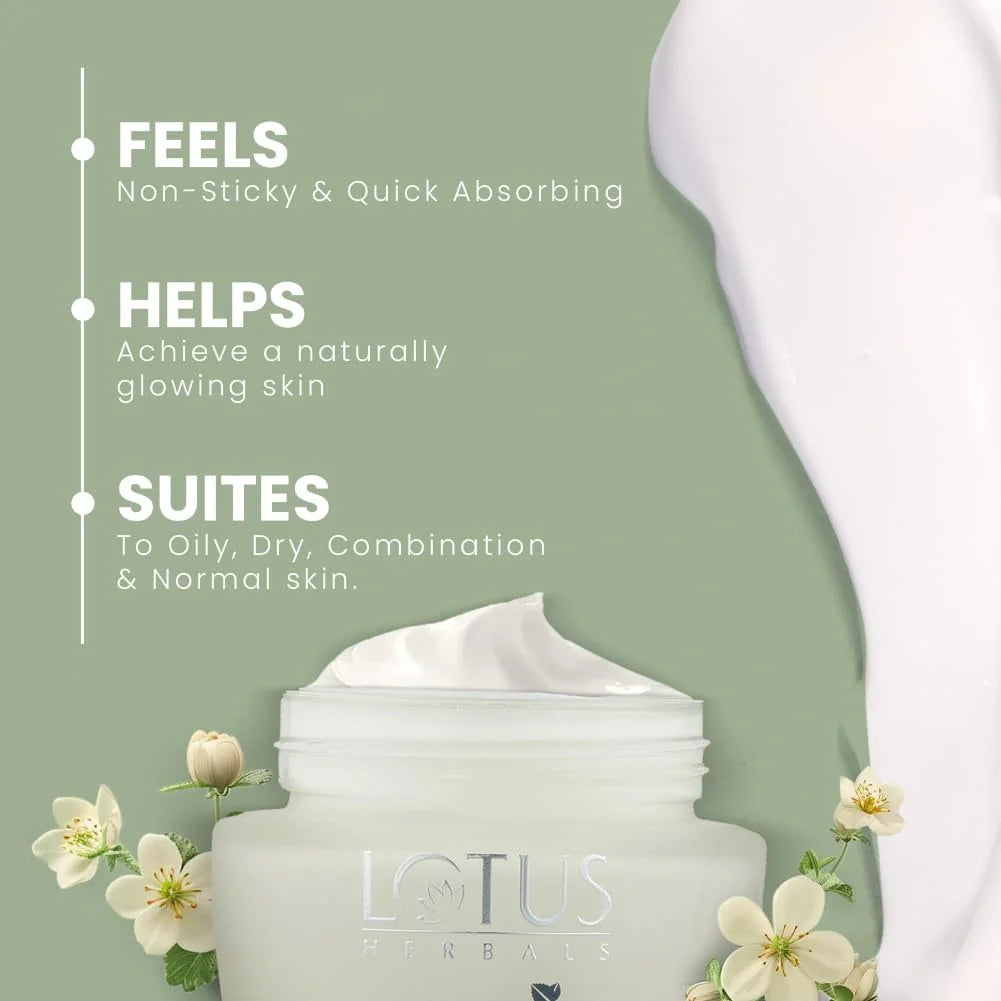 Lotus Herbals Whiteglow Skin Brightening Gel Creme SPF 25