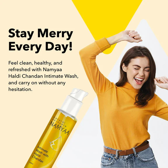 Namyaa Haldi Chandan Intimate Hygiene Wash - 100 ml
