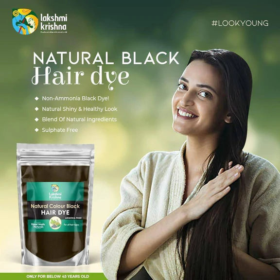 Lakshmi Krishna Naturals Colour Black Hair Dye - 50 gm