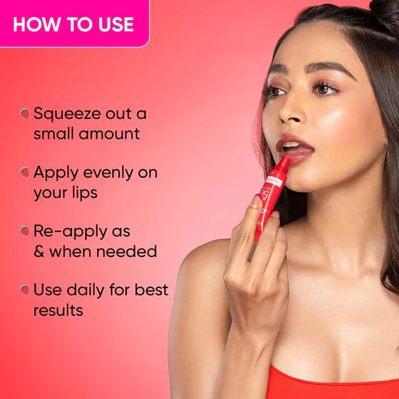 Dot & Key Barrier Repair Ceramide & Peptide SPF 50+, PA+++ Lip Balm - Red Romance - 10 gm