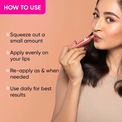 Dot & Key Barrier Repair Ceramide & Peptide SPF 50 PA+++, UVA+UVB Lip Balm - Warm Nude - 10 gm