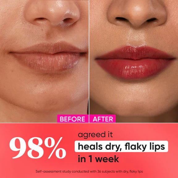 Dot & Key Barrier Repair Ceramide & Peptide SPF 50+, PA+++ Lip Balm - Red Romance - 10 gm