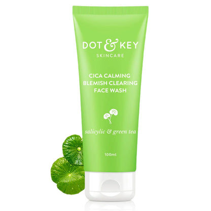 Dot & Key Cica Calming Blemish Clearing Face Wash - 100 ml