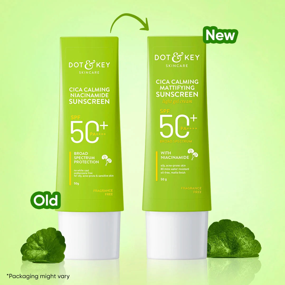 Dot & Key Cica + Niacinamide Face Sunscreen SPF 50 PA+++ - 50 gm