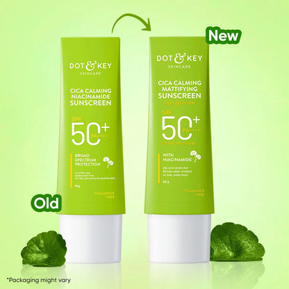 Dot & Key Cica + Niacinamide Face Sunscreen SPF 50 PA+++ - 50 gm