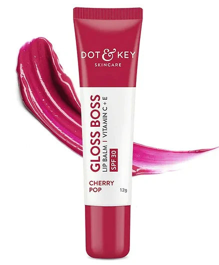 Dot & Key Gloss Boss Cherry Lip Balm - 12 gm