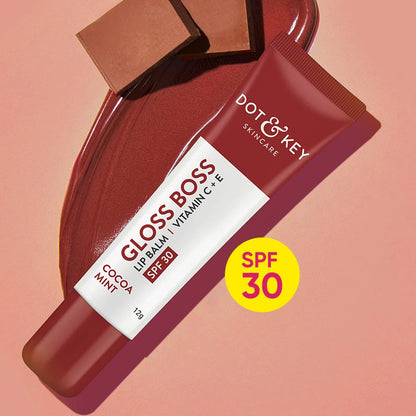 Dot & Key Gloss Boss Cocoa Mint Lip Balm - 12 gm
