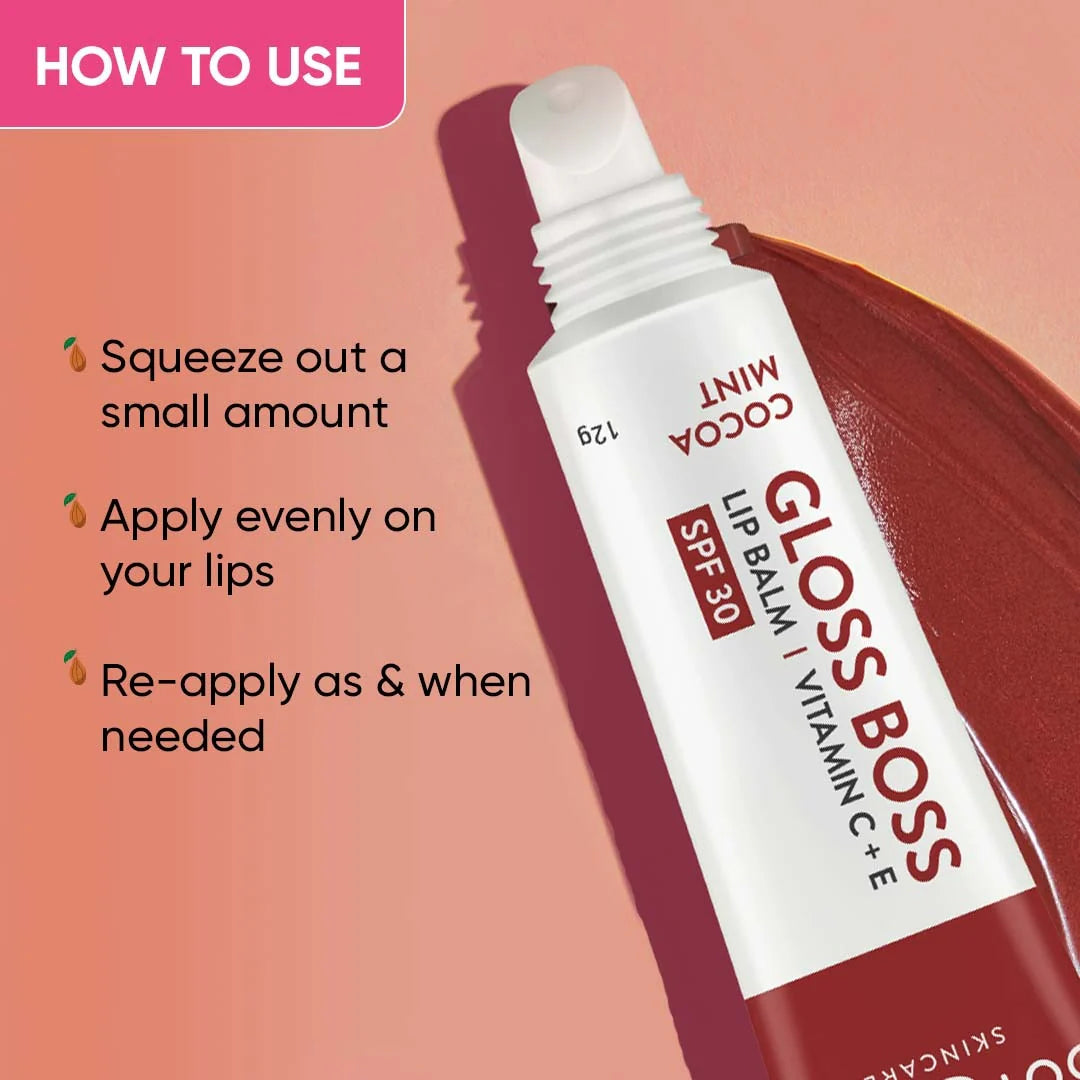 Dot & Key Gloss Boss Cocoa Mint Lip Balm - 12 gm
