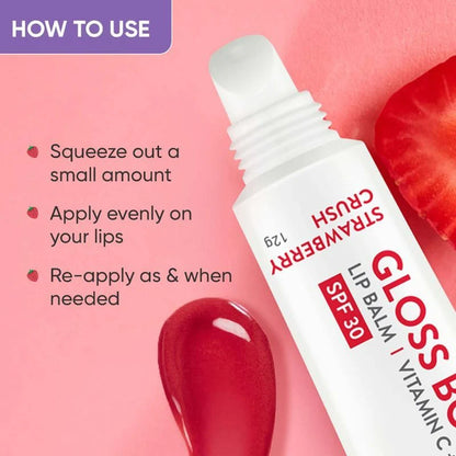 Dot & Key Gloss Boss Strawberry Red Lip Balm - 12 gm