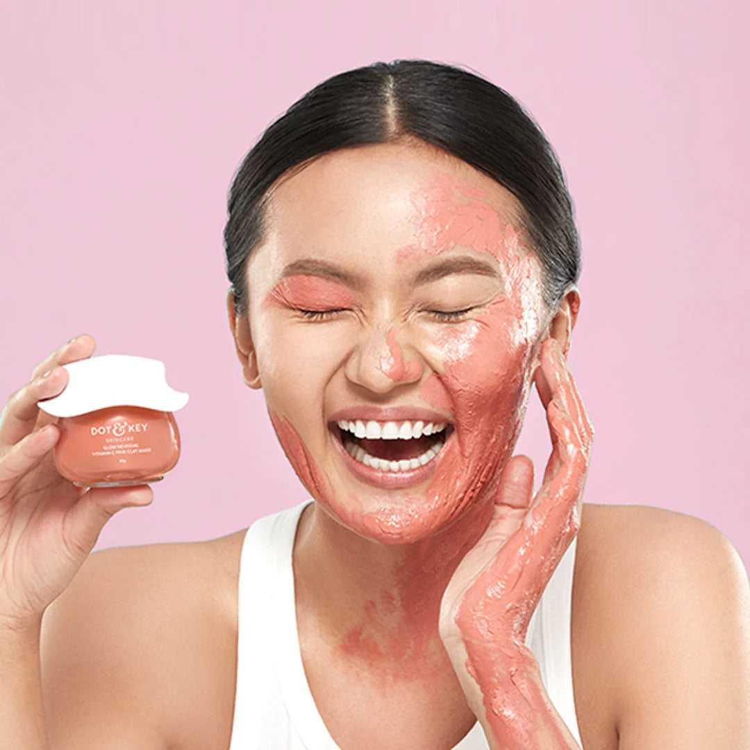 Dot & Key Glow Reviving Vitamin C Pink Clay Face Mask - 85 gm