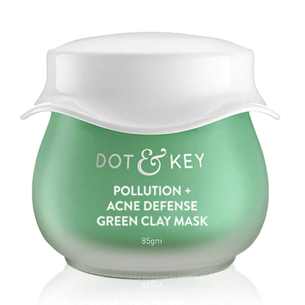 Dot & Key Pollution + Acne Defense Green Clay Face Mask - 85 gm