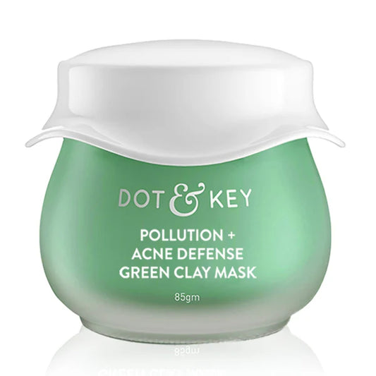 Dot & Key Pollution + Acne Defense Green Clay Face Mask - 85 gm