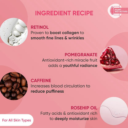 Dot & Key Pomegranate + Caffeine Retinol Eye Cream - 20 ml
