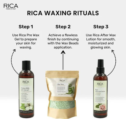 Rica Aloe Vera Hard Wax Beads - 800 gm