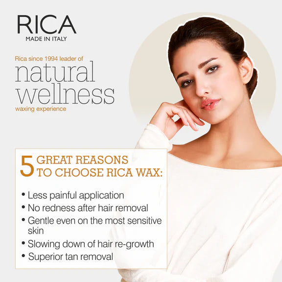 Rica Aloe Vera Roll On Lipo Wax Refill With Aloe Vera Extract - 100 ml