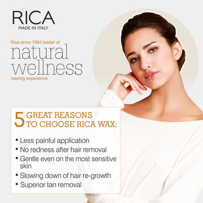 Rica Aloe Vera Roll On Lipo Wax Refill With Aloe Vera Extract - 100 ml