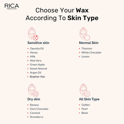 Rica Brazilian Wax with Avocado Butter, Natural & Stripless Wax - 800 ml