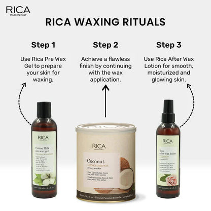 Rica Coconut Liposoluble Hair Removal Wax for Very Dry Skin - 800 ml