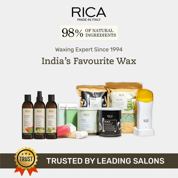 Rica Green Apple Liposoluble Wax For Sensitive Skin - 800 ml