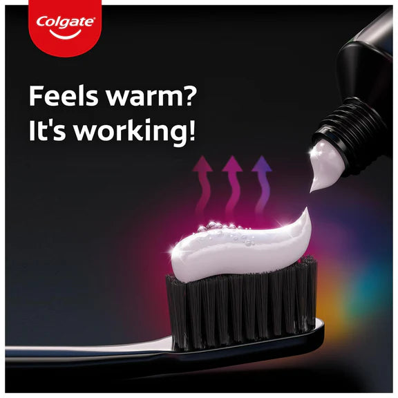 Colgate Visible White O2 Teeth Whitening Toothpaste with Peppermint Sparkle - 50 gm