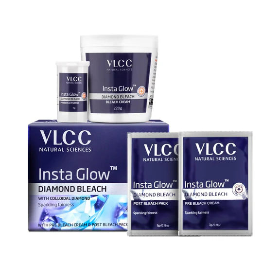 VLCC Insta Glow Diamond Bleach - 402 gm