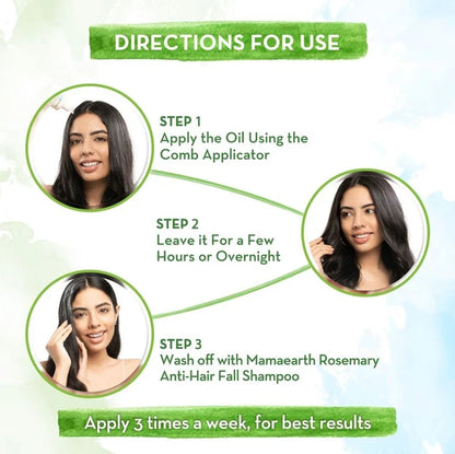 Mamaearth Rosemary Hair Growth Oil with Rosemary & Methi Dan