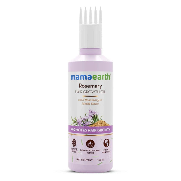 Mamaearth Rosemary Hair Growth Oil with Rosemary & Methi Dan