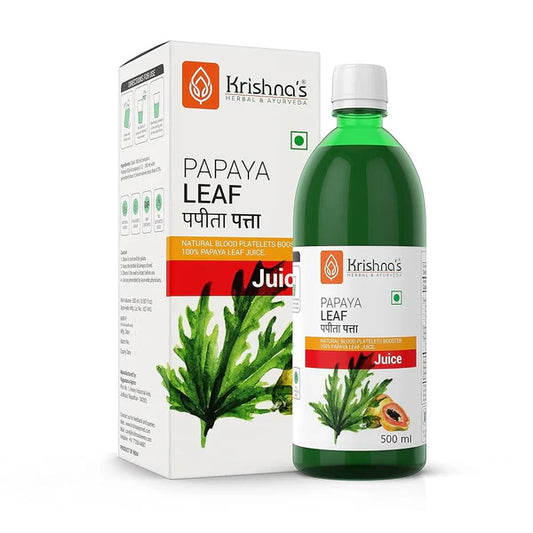 Krishna's Herbal & Ayurveda Papaya Leaf Juice - 500 ml