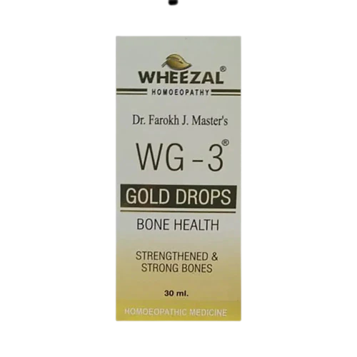 Wheezal Homeopathy WG-3 Gold Drops