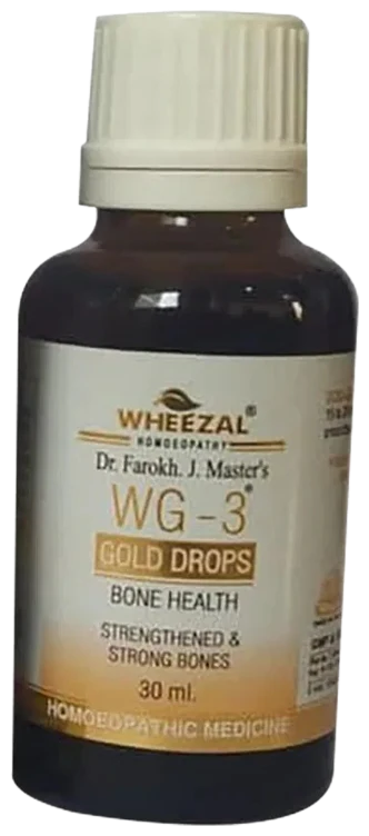 Wheezal Homeopathy WG-3 Gold Drops