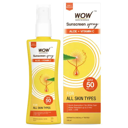 Wow Skin Science UV Sunscreen Spray SPF 50