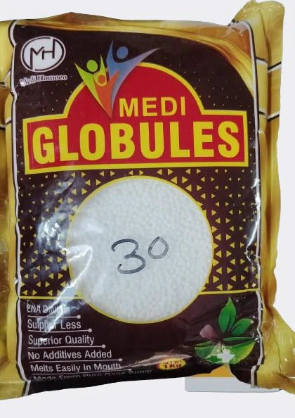 Medi Homeopathy Globules/ Blank Pellets (Size 30) - 450 gm