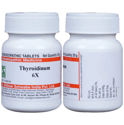 Dr. Willmar Schwabe India Thyroidinum Trituration Tablet -3X - 20 gm