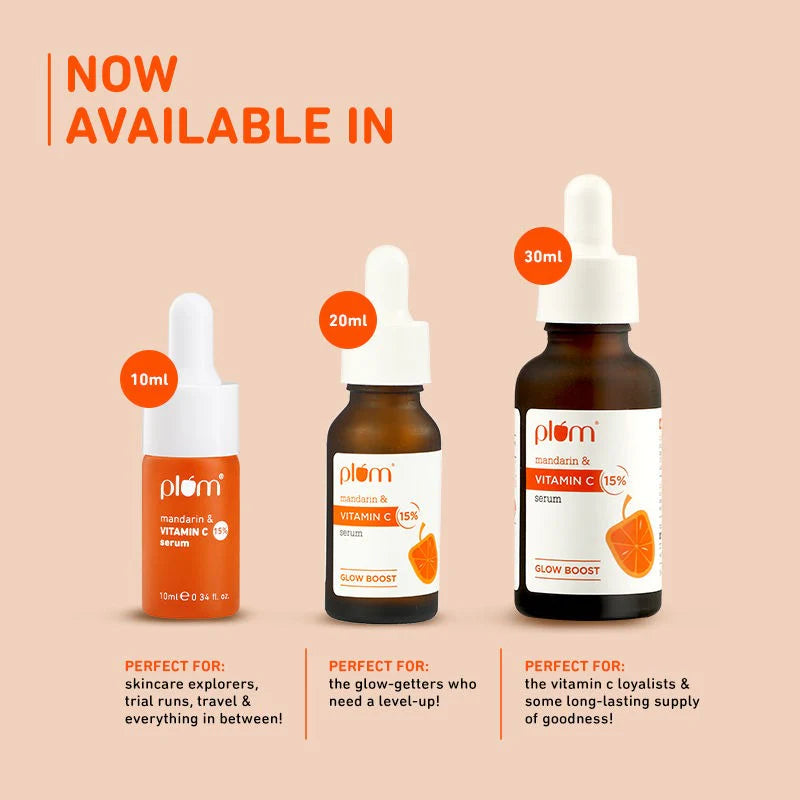 Plum Mandarin & Vitamin C Serum - 10 ml