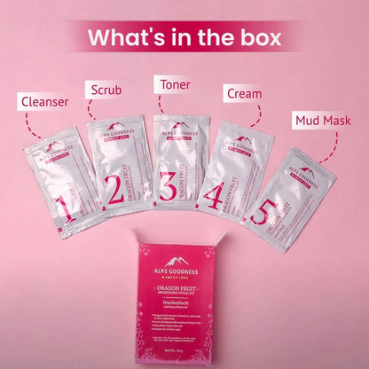 Alps Goodness Dragon Fruit Brightening Facial Kit -kit