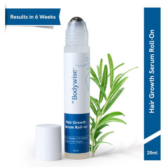 BeBodywise Rosemary Hair Growth Serum (Roll On) - Pack of 1 - 50 ml