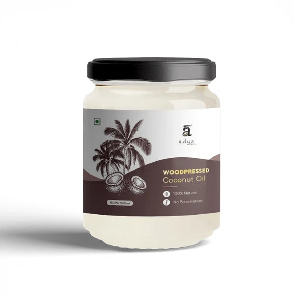 Adya Organics Extra Virgin Cold Pressed Coconut Oil - 500 ml
