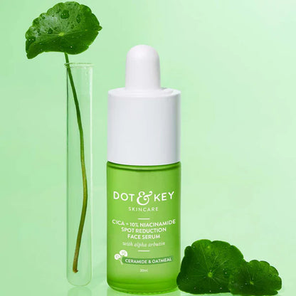 Dot & Key 10% Niacinamide Cica Glow Face Serum, Fades Acne Scars & Dark Spots - 20 ml