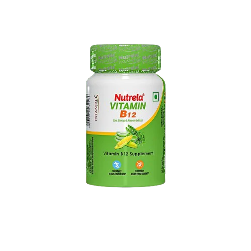 Patanjali Nutrela Vitamin B12 Bio-Fermented Capsules -30 caps