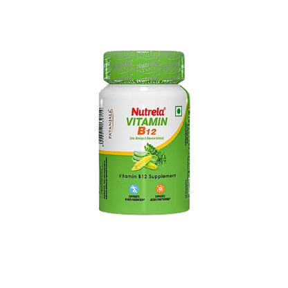 Patanjali Nutrela Vitamin B12 Bio-Fermented Capsules -30 caps