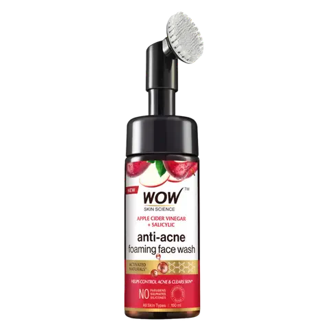 Wow Skin Science Apple Cider Vinegar Foaming Face Wash