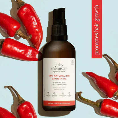 Juicy Chemistry Chilli Horsetail and Blackseed Hair Oil - 30 ml