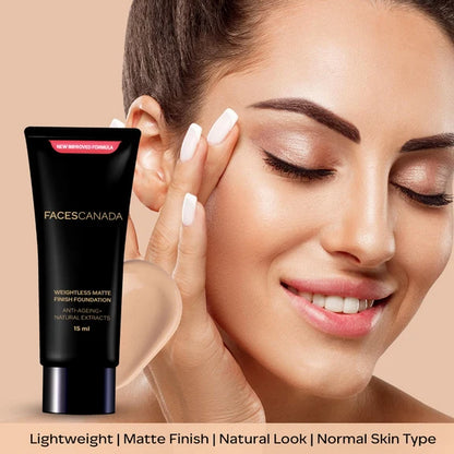 Faces Canada Weightless Matte Finish Foundation-Sand 06 - 15 ml